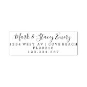 Briefmarke der benutzerdefinierten Adresse, Rückse Permastempel (Design)