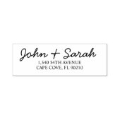 Briefmarke der benutzerdefinierten Adresse, Selbst Permastempel (Design)