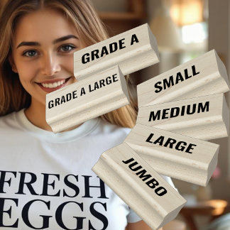 Briefmarke der beruflichen Eierkarton-Größe (JUMBO Gummistempel