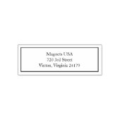 Briefmarke der beruflichen Rücksendeadresse - Selb Permastempel (Design)