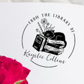 Briefmarke der Bibliothek mit benutzerdefinierter  Permastempel
