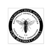 Briefmarke der Bienenzucht für Bienenwachs Gummistempel (Prägung)