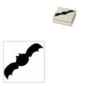 Briefmarke der Big Fledermaus-Silhouette Gummistempel (Stempel)