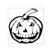 Briefmarke der bösen Kürbisillustrierung Gummistempel (Prägung)