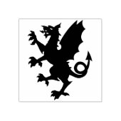 Briefmarke der britischen Drachenkunst Gummistempel (Prägung)