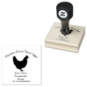 Briefmarke der Eierschachtel Gummistempel (Stempel)