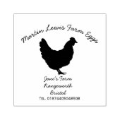 Briefmarke der Eierschachtel Gummistempel (Prägung)