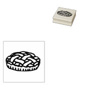 Briefmarke der einfachen Lattice Pie Art Gummistempel (Stempel)