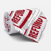 Briefmarke der Einkommensteuer Red Refund Krawatte (Gerollt)