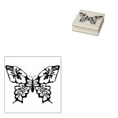 Briefmarke der extravaganten Schmetterlingskunst Gummistempel (Stempel)