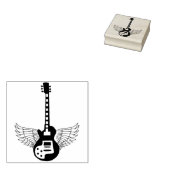 Briefmarke der Flügelgitarre Gummistempel (Stempel)