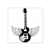 Briefmarke der Flügelgitarre Gummistempel (Prägung)