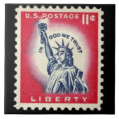 Briefmarke der Freiheit Fliese (Vorderseite)