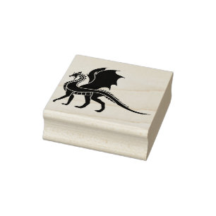 Briefmarke der geflügelten Silhouette Gummistempel