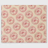 Briefmarke der Genehmigung Geschenkpapier (Flach)