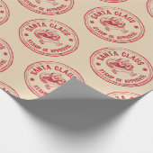 Briefmarke der Genehmigung Geschenkpapier (Ecke)