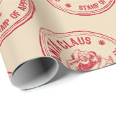 Briefmarke der Genehmigung Geschenkpapier (Rolleneckpunkt)