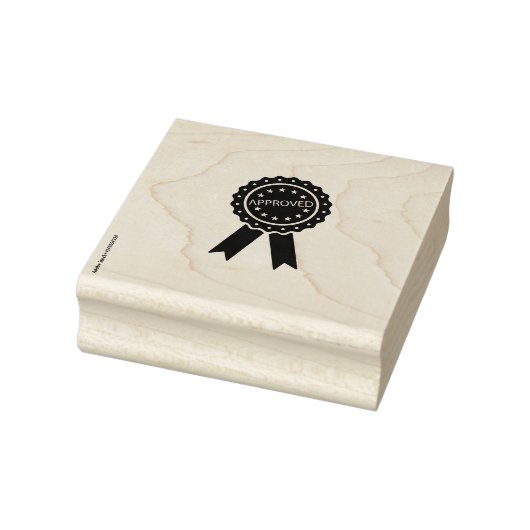Briefmarke der Genehmigung. Gummistempel (Stempel)