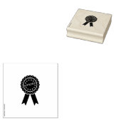 Briefmarke der Genehmigung. Gummistempel (Stempel)