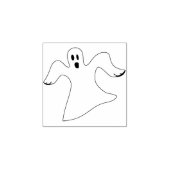Briefmarke der Ghost-Illustration Gummistempel (Prägung)