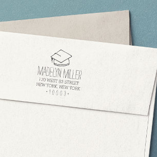 Briefmarke der Graduierungspapiergrenze für die Rü Permastempel
