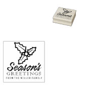 Briefmarke der Grüße der Saison Gummistempel (Stempel)
