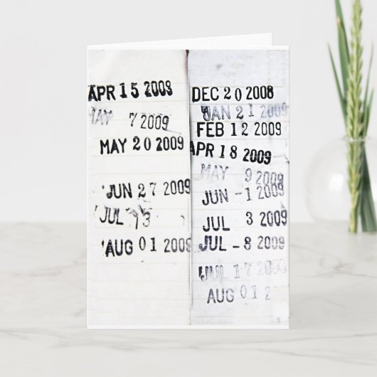 Briefmarke der Grußkarten für Bibliotheksdaten Karte (Vorderseite)