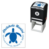 Briefmarke der hawaiianischen Rücksendeadresse Permastempel (Beispiel)