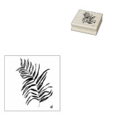 Briefmarke der Holzkunst aus handgezogenen Palmblä Gummistempel (Stempel)