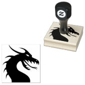 Briefmarke der Holzkunst/Drache Gummistempel (Stempel)