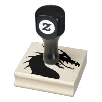 Briefmarke der Holzkunst/Drache