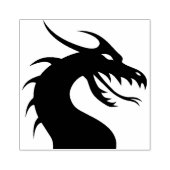 Briefmarke der Holzkunst/Drache Gummistempel (Prägung)