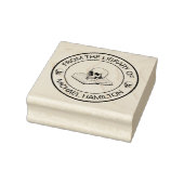 Briefmarke der Holzkunst Gummistempel (Stempel)