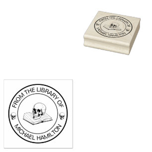 Briefmarke der Holzkunst Gummistempel