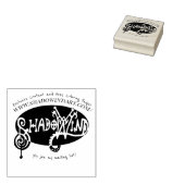 Briefmarke der Holzkunst Gummistempel (Stempel)