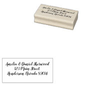 Briefmarke der Holzkunst Gummistempel (Stempel)