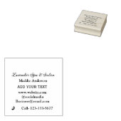 Briefmarke der Holzkunst Gummistempel (Stempel)