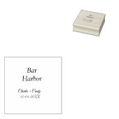 Briefmarke der Holzkunst Gummistempel (Stempel)