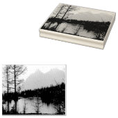 Briefmarke der Holzkunst Gummistempel (Stempel)