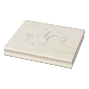 Briefmarke der Holzkunst Gummistempel