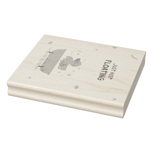 Briefmarke der Holzkunst Gummistempel (Stempel)