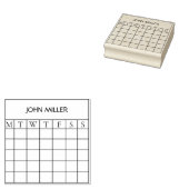 Briefmarke der Holzkunst Gummistempel (Stempel)