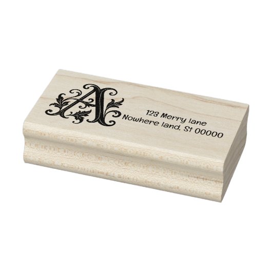 Briefmarke der Holzkunst Gummistempel (Stempel)