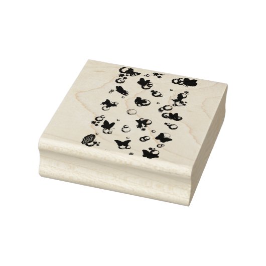 Briefmarke der Holzkunst Gummistempel (Stempel)