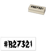 Briefmarke der Holzkunst Gummistempel (Stempel)