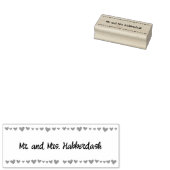 Briefmarke der Holzkunst Gummistempel (Stempel)