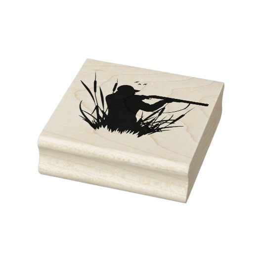 Briefmarke der Holzkunst/Jäger Gummistempel (Stempel)