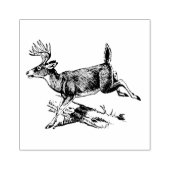 Briefmarke der Holzkunst/Laufwild Gummistempel (Prägung)
