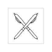 Briefmarke der Holzkunst über Pens Gummistempel (Prägung)