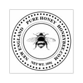 Briefmarke der Holzkunst - Unternehmen pur Honey Gummistempel (Prägung)